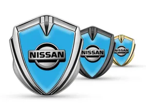 Nissan Insignias de Logo Coche Estilo Tunado Logo Metal Brillo